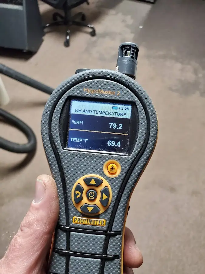 Moisture meter humidity assessment for Mold Remediation & Removal in North Huntingdon